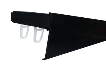 CZARNASzyna sufitowa PCV dwutorowa 140 cm + OSŁONA