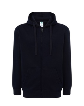 Bluza JHK zamek z KAPTUREM hood navy GRANATOWA L