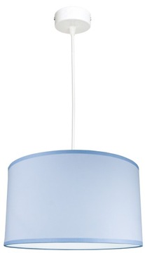 ŻYRANDOL LAMPA SUFITOWA WISZĄCA ABAŻUR NIEBIESKI LAMPA DO POKOJU LAMPY LED