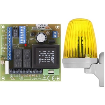 [EP1] STP Sterownik do bramy przesuwnej 230VAC + Lampa KOGUT Proxima