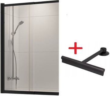 SENSI 100 выдвижная шторка для ванны + скребок