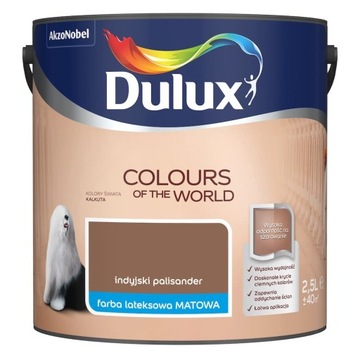 Dulux Kolory Świata Farba Indyjski Palisander 2,5L
