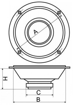 НЧ-динамик НЧ-динамик 165 мм 16 см 8 Ом