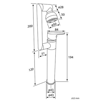 BATERIA NISKA UMYWALKOWA NABLATOWA CHROM REGULOWANA WYLEWKA HOP KUCHENNA