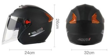 Открыть мотоциклетный шлем на козырьке козырька Scooter Motor Cropper