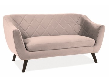 SOFA MOLLY 2 VELVET BEŻ BLUVEL 28 / WENGE