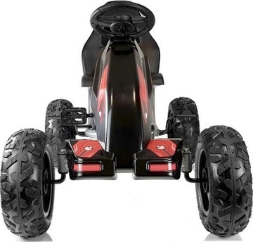 МЕГА ГОКАРТ С ПЕДАЛЯМИ, НАДУВАННЫЕ КОЛЕСА, ТОРМОЗА ДО 100 кг