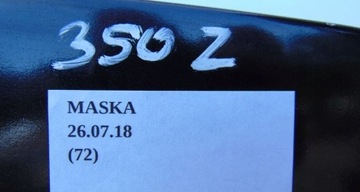 KAPOTA KRYT MOTORU NISSAN 350Z