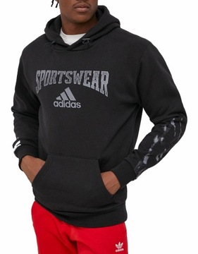 2667 BLUZA MĘSKA ADIDAS KANGURKA Z KAPTUREM M