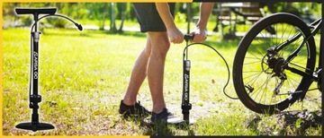 НАПОЛЬНЫЙ АВТОМОБИЛЬНЫЙ ВЕЛОСИПЕДНЫЙ НАСОС С МАНОМЕТРОМ ДЛЯ ВЕЛОСИПЕДНЫХ МЯЧИКОВ