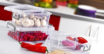 НАБОР ИЗ 8 КОНТЕЙНЕРОВ ДЛЯ ХРАНЕНИЯ ПИЩЕВЫХ ПРОДУКТОВ