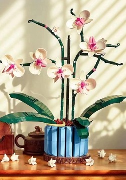 Конструкторы Орхидея / 608 элементов / Упакованы в декоративную картонную коробку