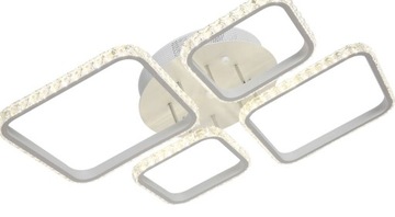 LAMPA LED SUFIT KRYSZTAŁKI PLAFON 3 BARWY PILOT