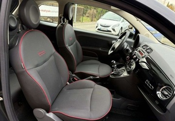 Fiat 500 II Seria 1 1.2 69KM 2014 Fiat 500 1,2 69KM Rej.02.2015r Klima Serwis 1Wlasciciel 1.2 Benzyna 69KM, zdjęcie 16