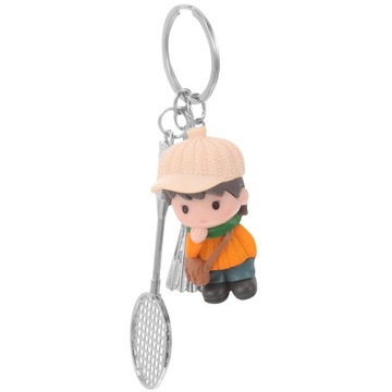BADMINTON KEYCHAIN CARTOON DOLL PENDANT HANGING