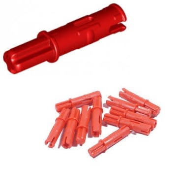 Lego TECHNIK Pin 3L z OSIĄ czerwony 11214 -5 sztuk