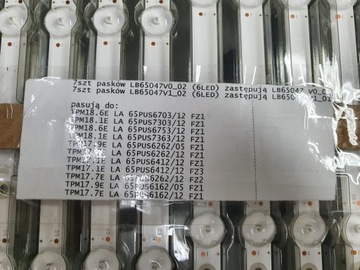 СВЕТОДИОДНАЯ ПОДСВЕТКА LB65047 PHILIPS 65PUS6412/12