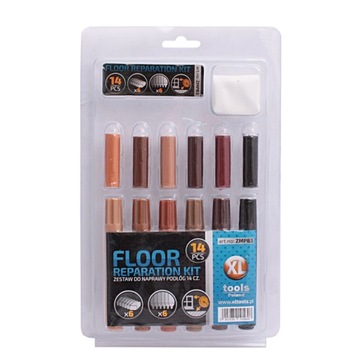 НАБОР ДЛЯ РЕМОНТА ЦАРАПИН НА НАПОЛЬНЫХ МЕБЕЛЬНЫХ ПАНЕЛЯХ, 6 цветов
