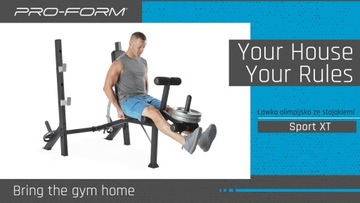 ОЛИМПИЙСКАЯ СКАМЬЯ С ПОДСТАВКАМИ SPORT XT PROFORM