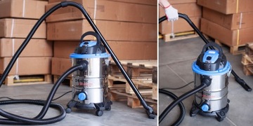 ПРОМЫШЛЕННЫЙ ПЫЛЕСОС БЕЗРЕШЕННЫЙ ASH 3800W 25L