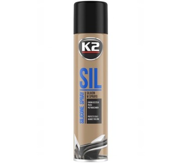 SILIKON SPRAY do USZCZELEK GUMY K2 300ml