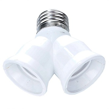 Rozgałęziacz do lampy trójnik przejściówka z E27 na 2x E27