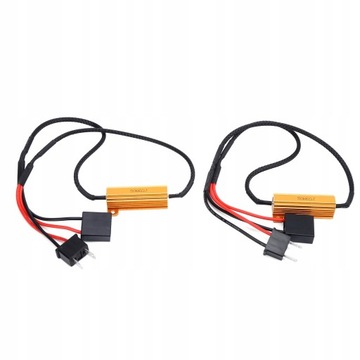 Светодиодный декодер H7, 2 шт., резистор вспышки 50 Вт, 6 Ом