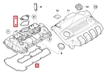 ПРОКЛАДКА КЛАПАНОВОЙ КРЫШКИ BMW