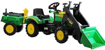 Трактор Herman с прицепом и педальным ковшом 165см + аксессуары для песка