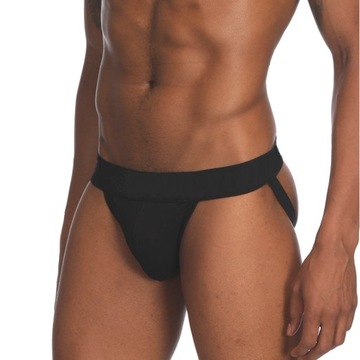 Stringi męskie odkryte slipy typu jockstrap g-string GYM L / XL