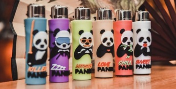 ЗАЖИГАЛКА CLIPPER FLAME PANDA THC CASE