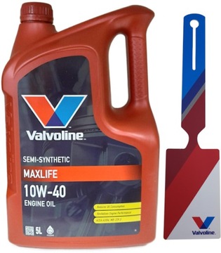VALVOLINE MAXLIFE 10W40 5L +zawieszka 502 505 00
