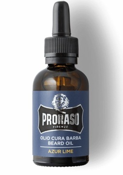 Olejek do brody PRORASO Azur Lime 30ml