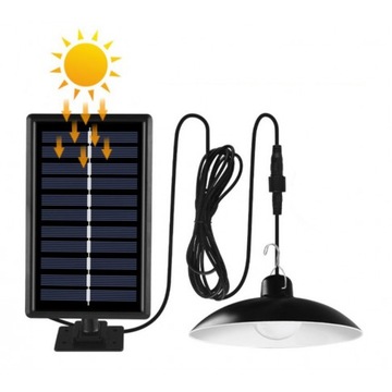 ПОДВЕСНОЙ СОЛНЕЧНЫЙ ПОТОЛОЧНЫЙ СВЕТИЛЬНИК, НАРУЖНЫЙ, СВЕТОДИОДНАЯ ЛЮСТРА + ДИСТАНЦИОННОЕ УПРАВЛЕНИЕ