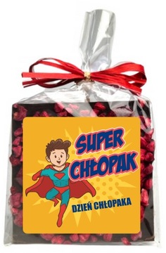 PREZENT NA DZIEŃ CHŁOPAKA CZEKOLADA UPOMINEK CHŁOPCÓW Z KLASY SUPER CHŁOPAK