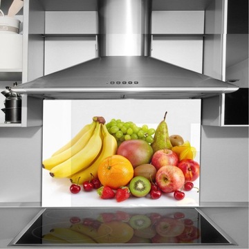 декор стеклянная закаленная панель HD 90x65 фрукты