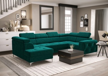 Narożnik Rozkładany Sofa Kształt U Orion Max II