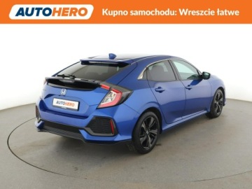 Honda Civic X Hatchback 5d 1.0 VTEC TURBO 126KM 2019 Honda Civic full LED navi klima auto grzane fotele, zdjęcie 6