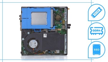 Мини-компьютер Dell Optiplex 3060 Tiny I3 8GEN 16 ГБ новый 256SSD Win11