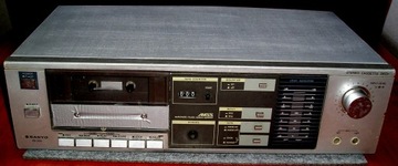 Magnetofon SANYO RD 300 Dolby B srebrny