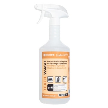 TEXTIL WASH 1L / ECO SHINE / Czyszczenie tapicerki, foteli, dywaników