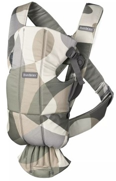 BABYBJORN MINI Cotton - nosidełko, Khaki/Green Pri