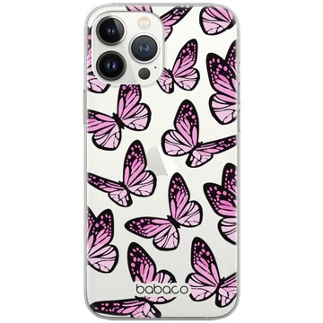 Etui do OPPO A53 / A53S Motyle 002 Babaco Nadruk częściowy Różowy