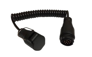 УДЛИНИТЕЛЬ 13-КОНТАКТНЫЙ СПИРАЛЬНЫЙ КАБЕЛЬ 50 см РАБОЧАЯ ДЛИНА 1,8-2 м