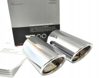 SPORTOWE NAKŁADKI NA RURĘ WYDECHOWĄ AUDI A4 A5 A6 4039378377366