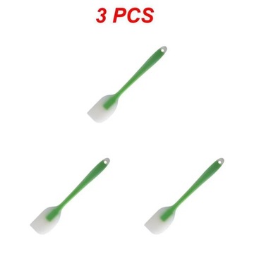 1~8PCS Kitchen Silicone Spatula Translucent For Cooking Dough Scrape Cream