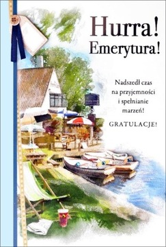 Kartka z okazji odejścia na Emeryturę 3D HM1181