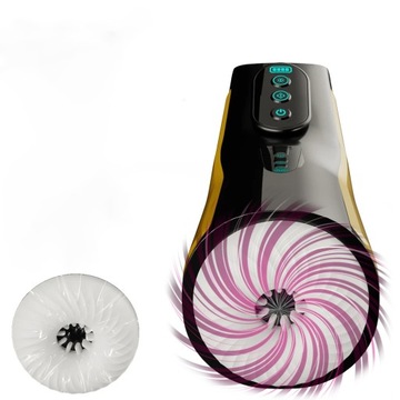 Автоматическая всасывающая вибрирующая секс-игрушка для мужской мастурбации