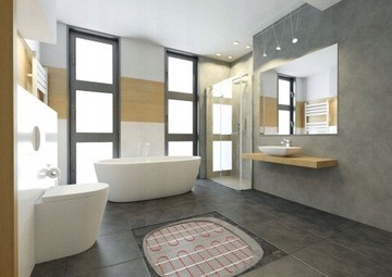 НАБОР НАГРЕВАТЕЛЬНЫХ КОВРИКОВ 7м2 150Вт/м2 +TF-H6 WIFI ЧЕРНЫЙ