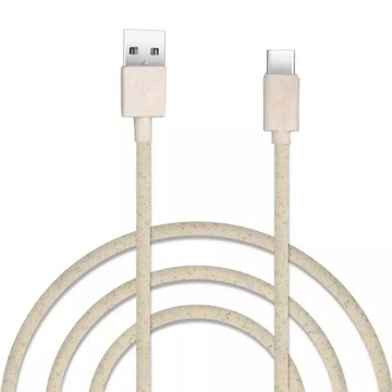 Экологический ЭКО-кабель 3А 1м USB - USB-C HG-EC01 pi